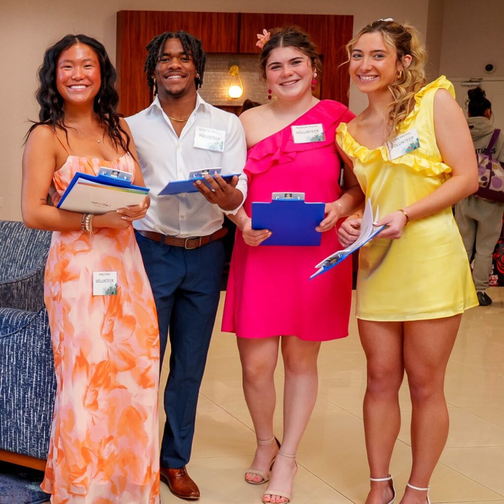 4 volunteers from 2025 gala