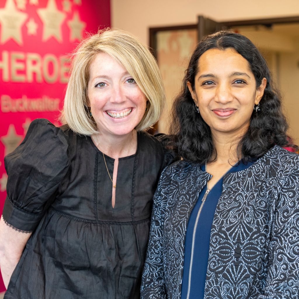 Two women; management team members