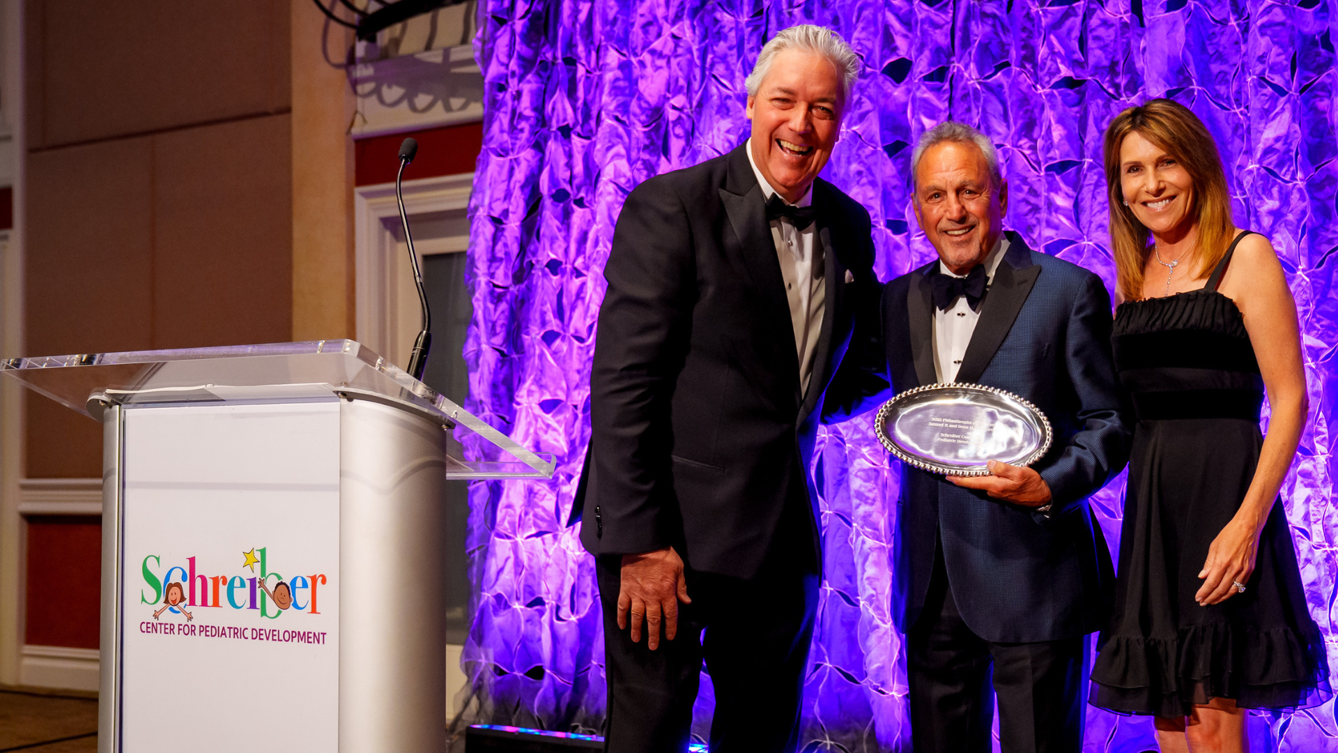 Schreiber president with 2025 Philanthropist of the year